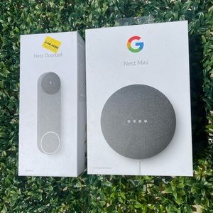 Google Nest Doorbell and Nest Mini